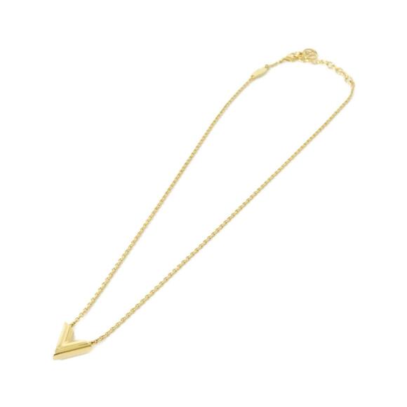 LOUIS VUITTON Gold Necklace - Picture 2 of 4